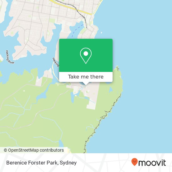 Mapa Berenice Forster Park