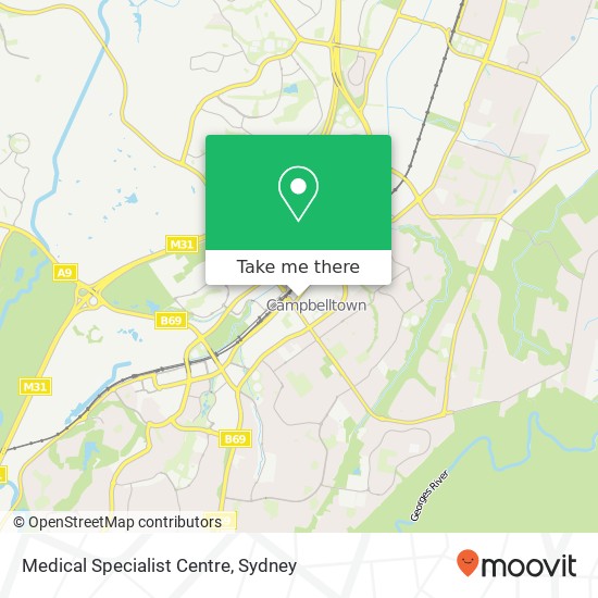 Medical Specialist Centre map