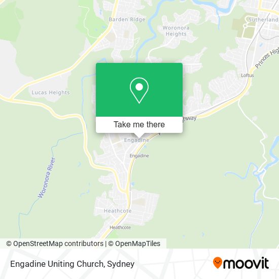 Engadine Uniting Church map