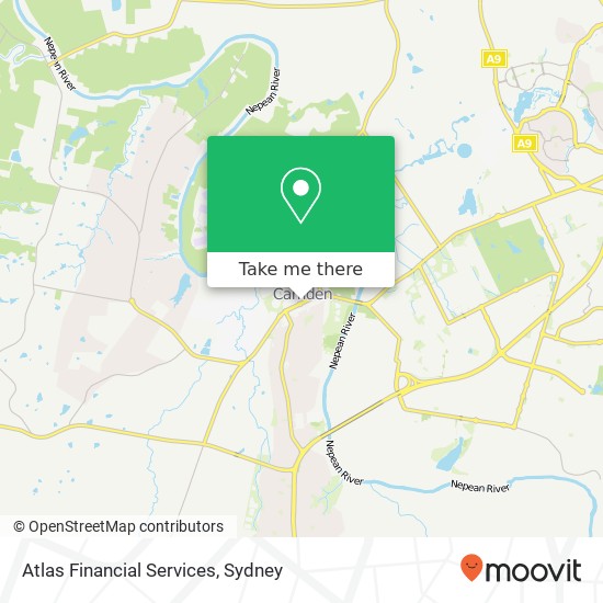 Atlas Financial Services map