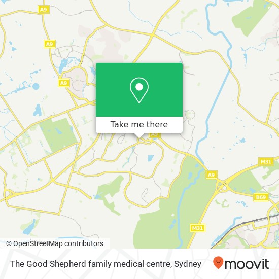 The Good Shepherd family medical centre map