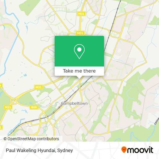 Paul Wakeling Hyundai map