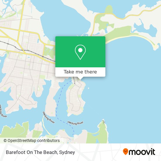 Barefoot On The Beach map