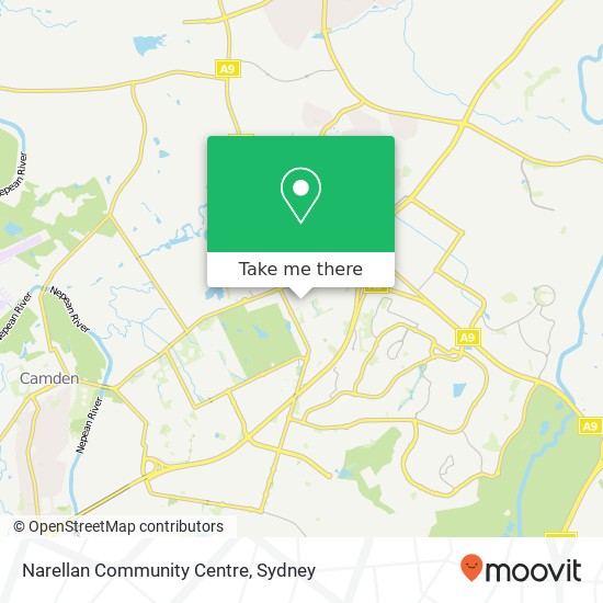 Narellan Community Centre map