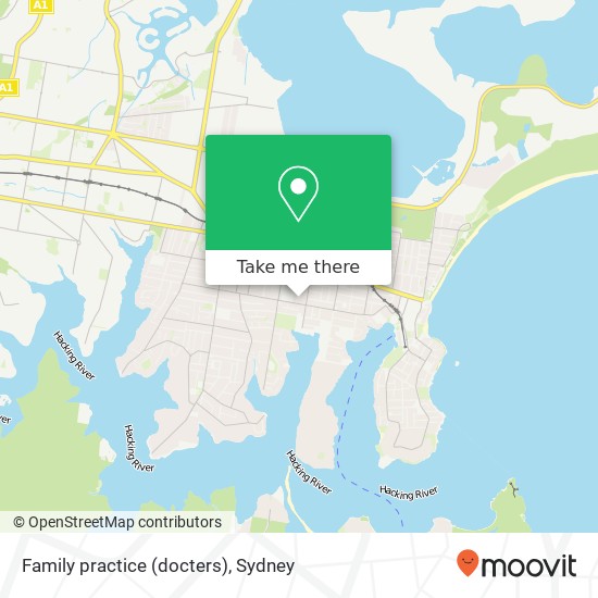 Family practice (docters) map