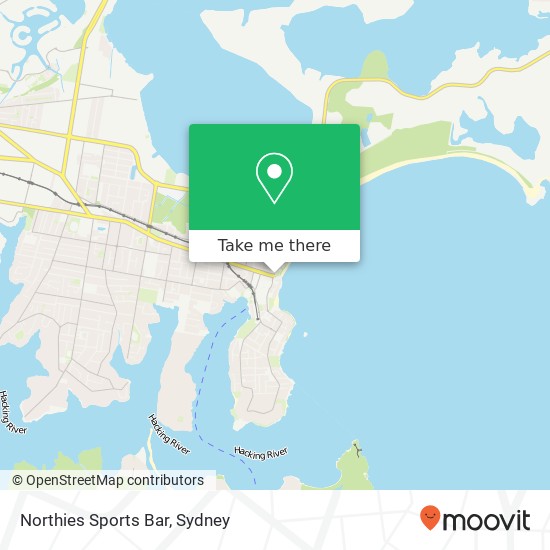 Northies Sports Bar map