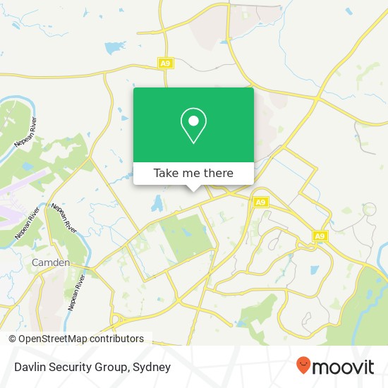 Mapa Davlin Security Group