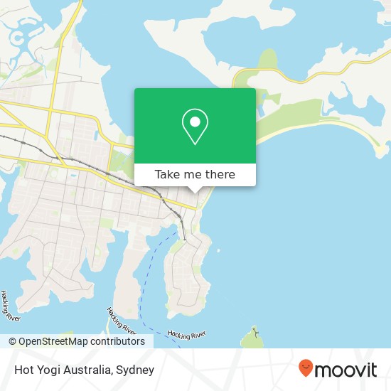 Hot Yogi Australia map