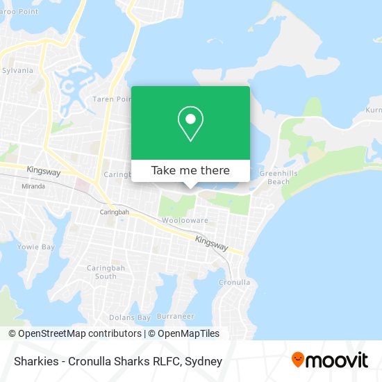 Mapa Sharkies - Cronulla Sharks RLFC