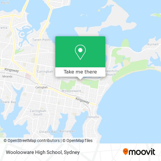 Mapa Woolooware High School