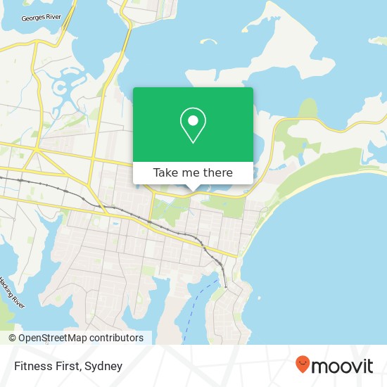 Fitness First map