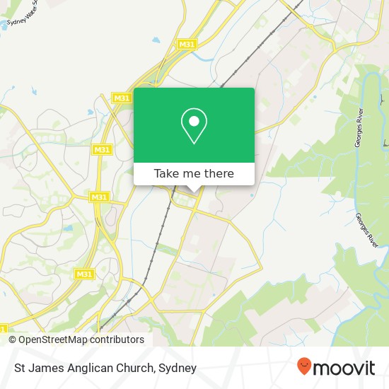 Mapa St James Anglican Church