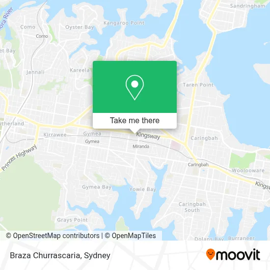 Mapa Braza Churrascaria