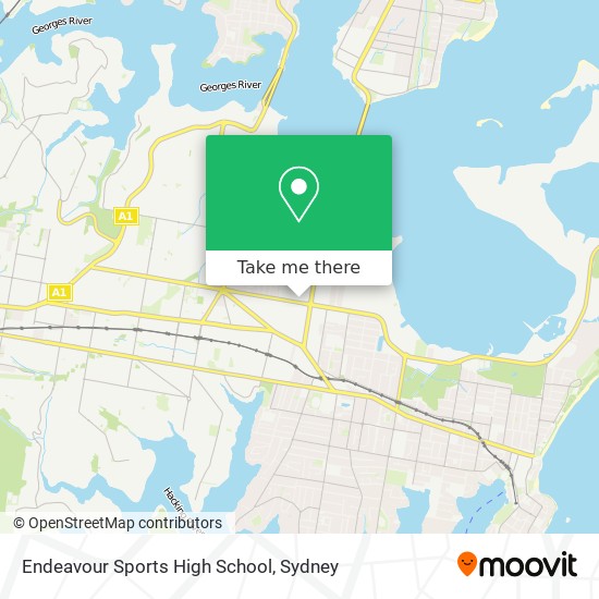 Endeavour Sports High School map