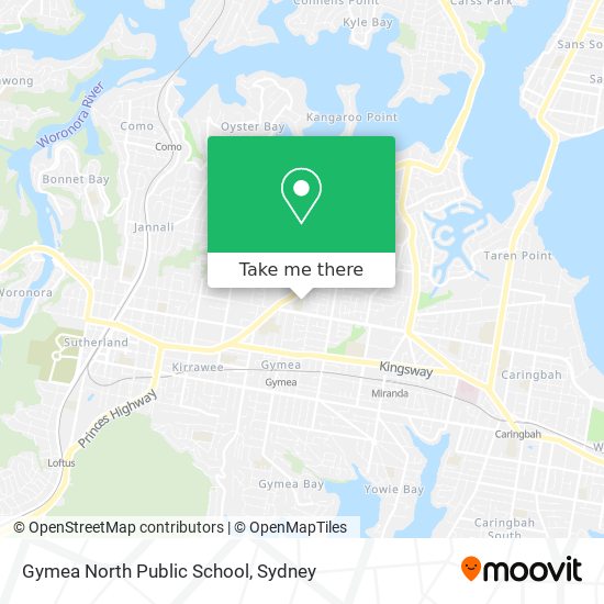 Gymea North Public School map