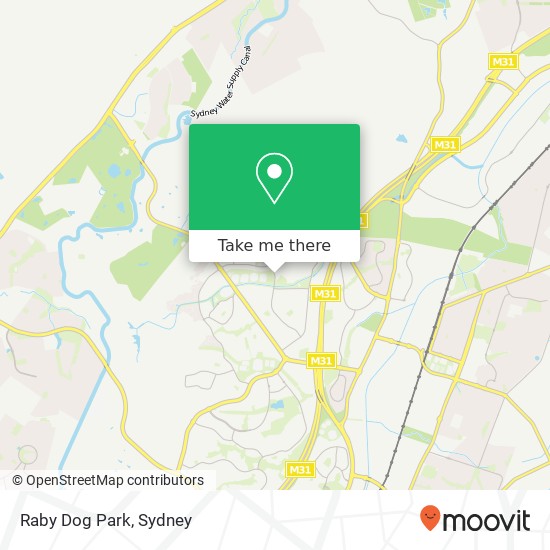 Raby Dog Park map