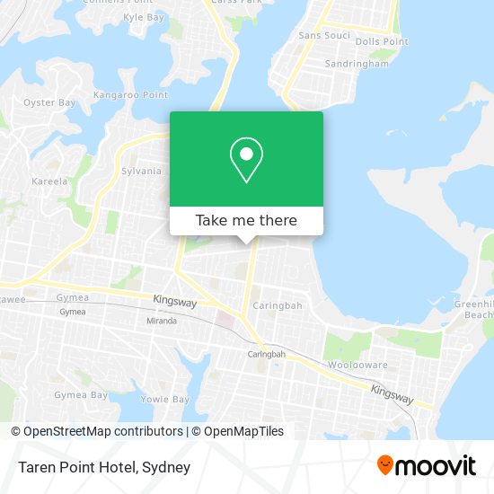 Taren Point Hotel map