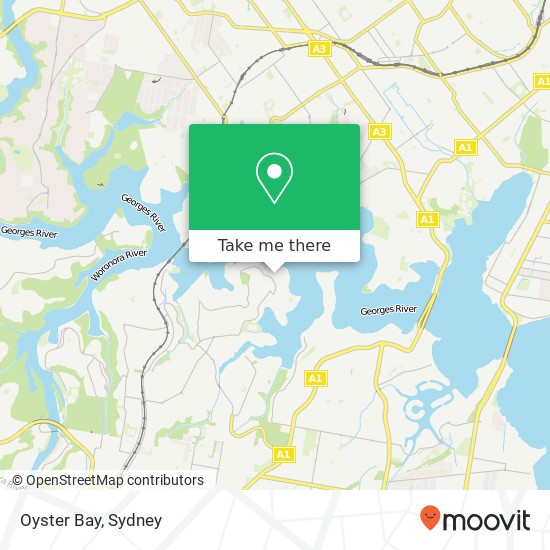 Mapa Oyster Bay