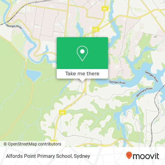 Alfords Point Primary School map