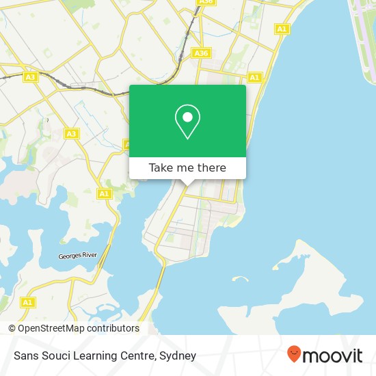 Sans Souci Learning Centre map