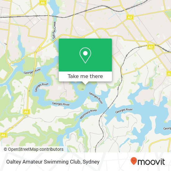 Oaltey Amateur Swimming Club map