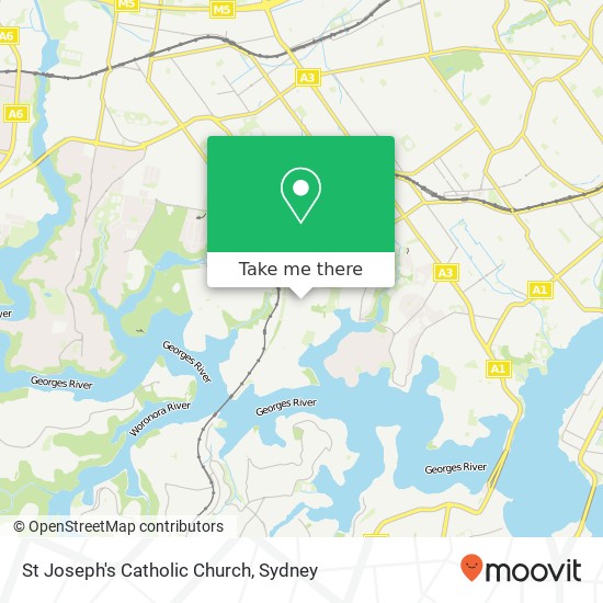 St Joseph's Catholic Church map