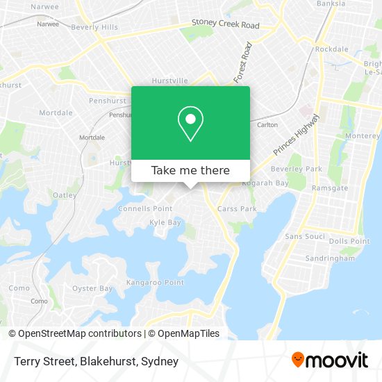 Terry Street, Blakehurst map