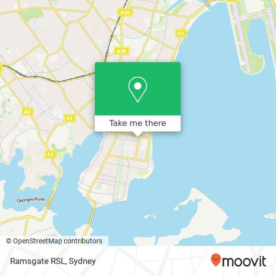 Mapa Ramsgate RSL