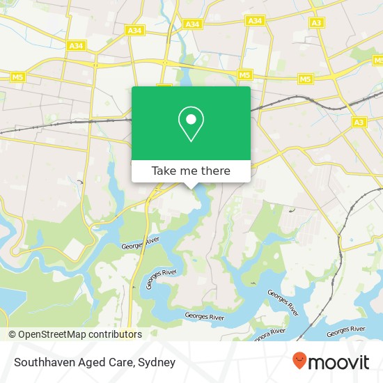 Southhaven Aged Care map