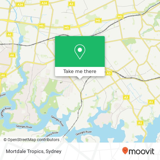 Mortdale Tropics map