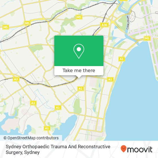 Sydney Orthopaedic Trauma And Reconstructive Surgery map