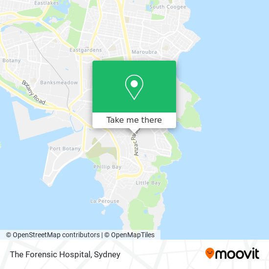 Mapa The Forensic Hospital