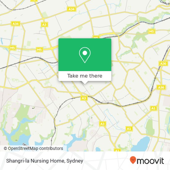 Mapa Shangri-la Nursing Home