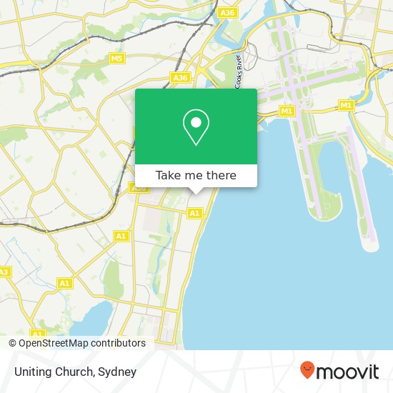 Uniting Church map