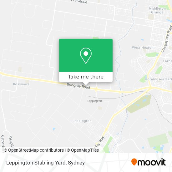 Leppington Stabling Yard map