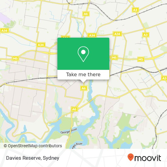 Mapa Davies Reserve