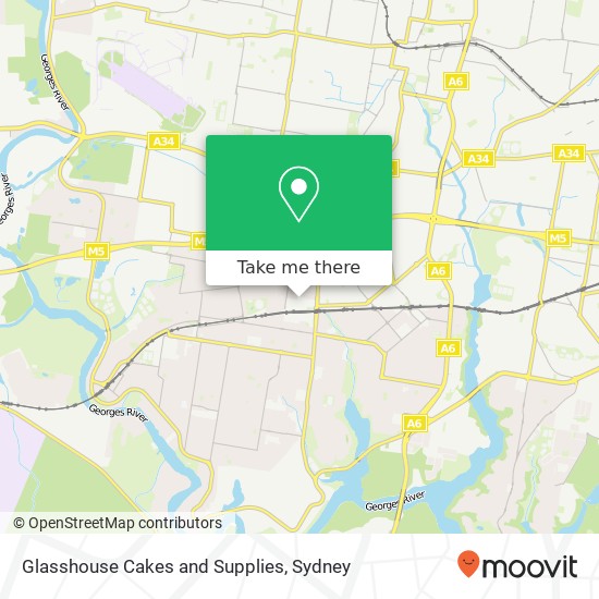 Mapa Glasshouse Cakes and Supplies