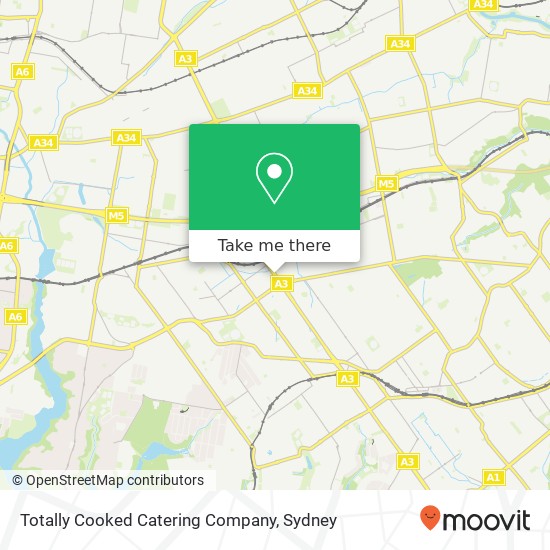 Totally Cooked Catering Company map