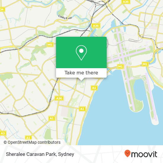 Sheralee Caravan Park map