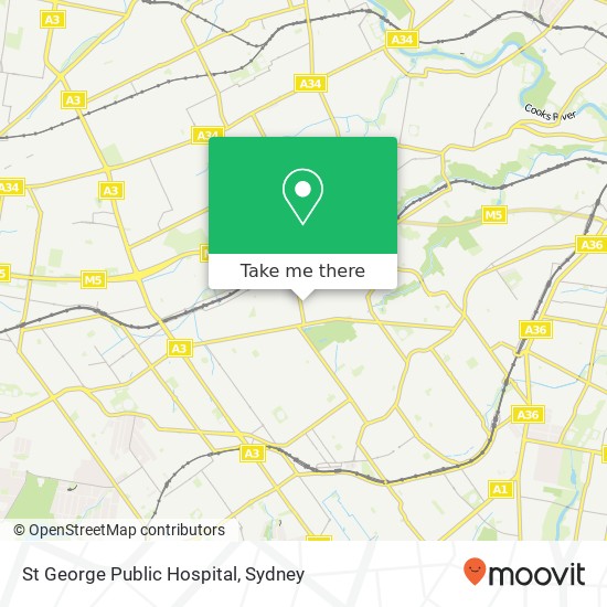 St George Public Hospital map