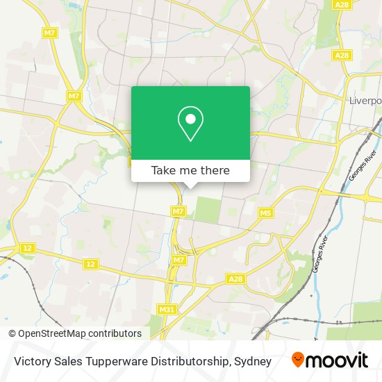 Mapa Victory Sales Tupperware Distributorship