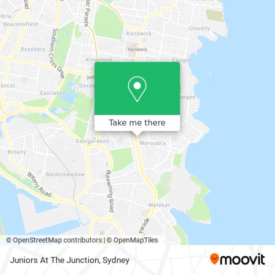 Juniors At The Junction map
