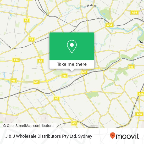 J & J Wholesale Distributors Pty Ltd map