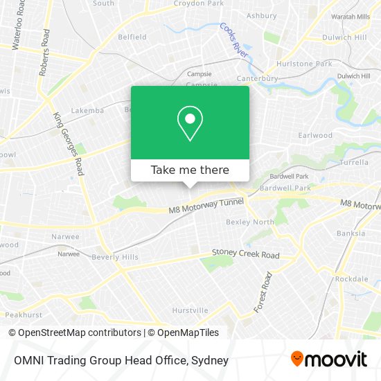OMNI Trading Group Head Office map