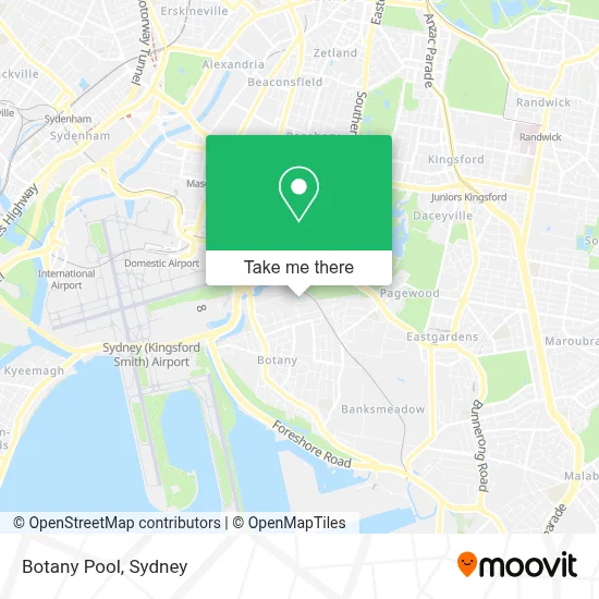 How to Get to Botany Pool by Bus, Train or Light Rail?