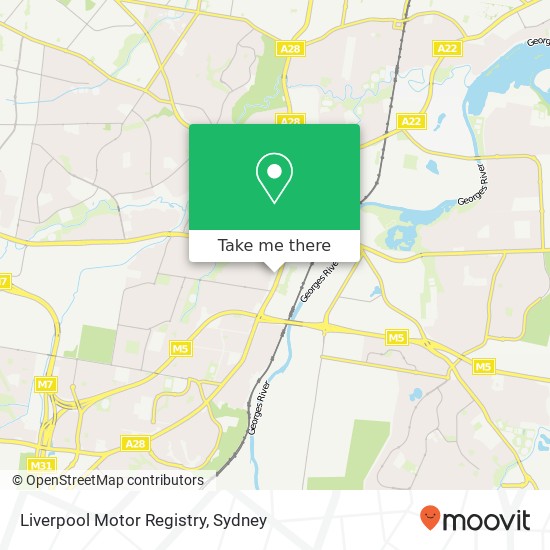 Mapa Liverpool Motor Registry