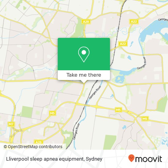 Lliverpool sleep apnea equipment map