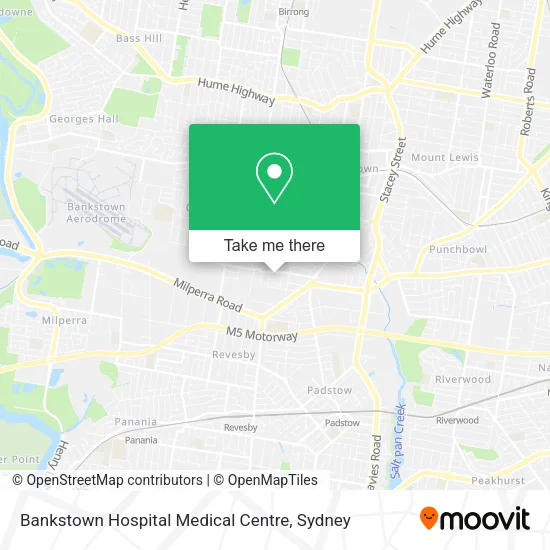 Bankstown Hospital Medical Centre map