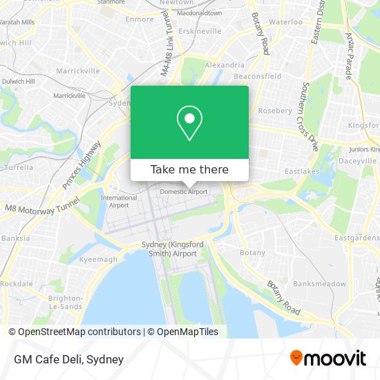 GM Cafe Deli map