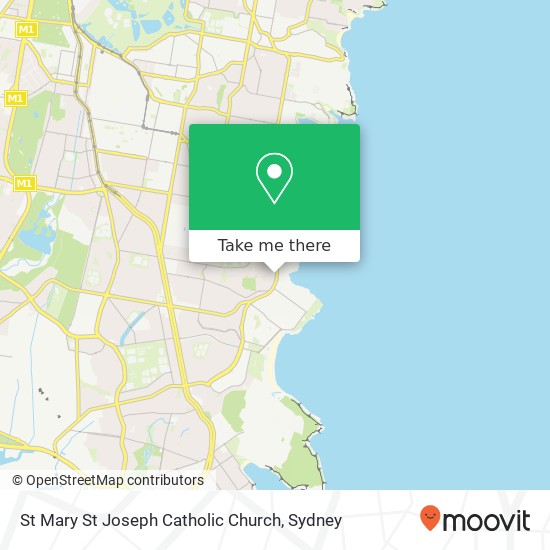 St Mary St Joseph Catholic Church map